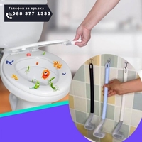 НЕМСКО Силиконова четка ТОАЛЕТНО ПАТЕ, антибактериална за пълна и комплексна грижа + ЛЕД ФЕНЕР