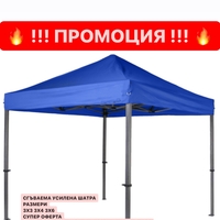 НЕМСКА Шатра !!! ПРОМО ! 3х3 ; 3х4,5 ; 3х6 + Подарък НЕМСКA СОЛАРНА ЛАМПА