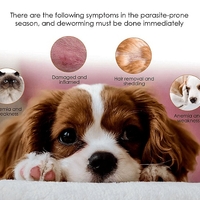 НЕМСКИ Капки против бълхи, кърлежи и въшки за домашни любимци, Ефективен контрол на вредителите + ЛЕД ФЕНЕР