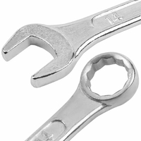 НЕМСКИ КОМПЛЕКТ ГАЕЧНИ КЛЮЧОВЕ 12 Части ISMA 6-32мм Комбинирани и Двустранни от Хром-Ванадий CR-V + ЛЕД ФЕНЕР