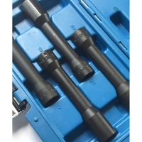 НЕМСКИ Комплект Екстрактори За Развалени Гайки Rock Force + ЛЕД ФЕНЕР