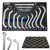 НЕМСКО КЛЮЧОВЕ S – ОБРАЗНИ С – ОБРАЗНИ Е-Torx СПЕЦИАЛНИ КЛЮЧОВЕ КОМПЛЕКТ 14части HAWEK HW-2054 + ЛЕД ФЕНЕР