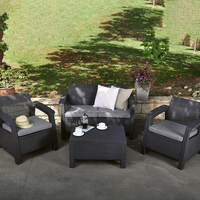 НЕМСКИ Луксозен Градински Сет Navara В 3 Цвята + Подарък ЛЕД ФЕНЕР