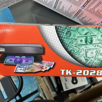 НЕМСКИ Професионален Детектор За Фалшиви Банкноти ТК-2028 + ЛЕД ФЕНЕР