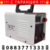 НЕМСКИ Инверторен Електрожен 350А KraftRoyal + Соларни Очила дисплей IGBT Заваръчна Техника 350A + ЛЕД ФЕНЕР