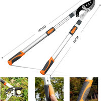 НЕМСКА Телескопична Ножица За Храсти И Овошки Werstil + ЛЕД ФЕНЕР