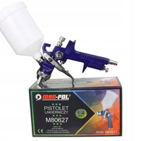 НЕМСКИ Бояджийски Пистолет с Горно Казанче Mar-Pol HVLP / 1,4 мм M80627 + ЛЕД ФЕНЕР