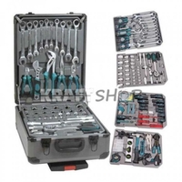 НЕМСКИ Комплект Инструменти 299 Части KrafTWelle + ЛЕД ФЕНЕР