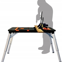 НЕМСКА Многофункционална Работна Маса Платформа 7в1 WMC + ЛЕД ФЕНЕР