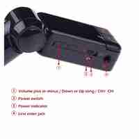 НЕМСКО Bluetooth зарядно устройство за кола и mp3 плейър, Стерео технология, Захранване за автомобилна запалка + ЛЕД ФЕНЕР