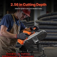 НЕМСКИ Преносим безжичен лентов трион + Подарък ЛЕД ФЕНЕР