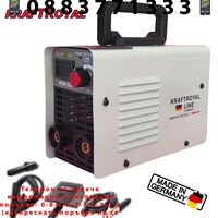 НЕМСКИ Инверторен Електрожен 350А KraftRoyal + Соларни Очила дисплей IGBT Заваръчна Техника 350A + ЛЕД ФЕНЕР
