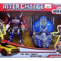 НЕМСКА Трансформърс играчка и маска + ЛЕД ФЕНЕР