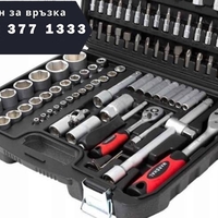 НЕМСКО Гедоре 108 части + Накрайници Рико 41 части Rico 41 + STAHLMAYER Комплект + ЛЕД ФЕНЕР