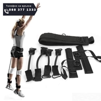 НЕМСКИ Ластици за тренировка Vertical Jump Trainer + ЛЕД ФЕНЕР.