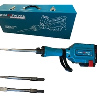 НЕМСКИ Професионален Къртач KRAFTROYAL 2400W за къртене и пробиване + ЛЕД ФЕНЕР