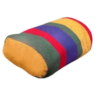 НЕМСКО Единичен хамак, Разноцветен памук, Тегло 120 кг, Размери: 190 x 85 см + ЛЕД ФЕНЕР