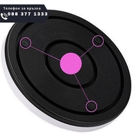 НЕМСКИ Комбиниран уред за масаж и фитнес, 3D масажираща постелка, Противоплъзгаща основа + ЛЕД ФЕНЕР.