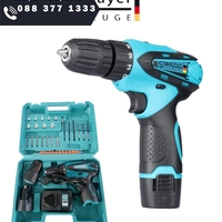 НЕМСКИ Акумулаторен Двускоростен Винтоверт STAHL MAYER 24V + Накрайници + ЛЕД ФЕНЕР