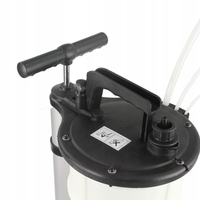 НЕМСКА Помпа за Източване на Масло и Спирачна Течност Ръчна и Пневматична 9 литра Mar-Pol M78306 + ЛЕД ФЕНЕР