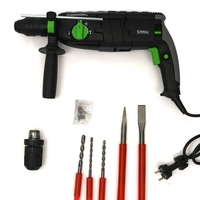 НЕМСКА Пробивна Бормашина Перфоратор STAHLMAYER 1600W + Бъркалка за Бетон 2400W HAWEK Строителен Миксер за Цимент Лепило и Др + ЛЕД ФЕНЕР