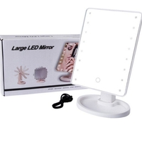 НЕМСКО СВЕТЕЩО ОГЛЕДАЛО LARGE LED MIRROR + ЛЕД ФЕНЕР