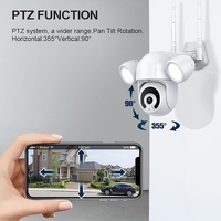 НЕМСКА Wifi КАМЕРА 3mpx PTZ03 с 2 LED лампи + ЛЕД ФЕНЕР