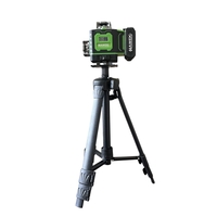 НЕМСКИ 4Д ЛАЗЕРЕН НИВЕЛИР ПРОФЕСИОНАЛЕН 4D 16 ЛИНИИ + ЛАЗЕРНА РОЛЕТКА HAWEK 50 МЕТРА + ЛЕД ФЕНЕР