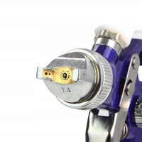 НЕМСКИ Бояджийски Пистолет с Горно Казанче Mar-Pol HVLP / 1,4 мм M80627 + ЛЕД ФЕНЕР