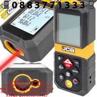 НЕМСКА Лазерна Ролетка JCB 65 метра LDM-65 + ЛЕД ФЕНЕР