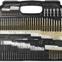 НЕМСКИ Накрайници 246 части Свредла и Битове за гедоре и винтоверт MAR-POL + ЛЕД ФЕНЕР