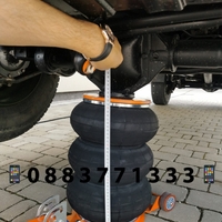 НЕМСКИ Пневматичен Крик балон 6 тона 6000кг BJC + ЛЕД ФЕНЕР