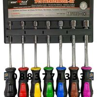 НЕМСКИ Комплект Глухи Отвертки 5-12мм KRAFTWELLE + Подарък ЛЕД ФЕНЕР