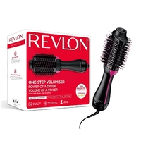 НЕМСКА Електрическа четка REVLON Pro Collection One-Step Hair Dryer & Volumizer, RVDR5222E, 3 степени, 2 скорости + ЛЕД ФЕНЕР.