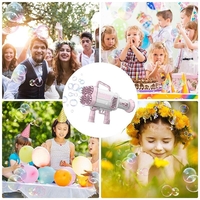 НЕМСКИ Пистолет за сапунени балончета с LED светлини, Препоръчителна възраст +3 години + ЛЕД ФЕНЕР