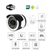 НЕМСКИ Комплект 4бр Wateproof Camera WIFI за външен монтаж, нощно виждане Full HD + ЛЕД ФЕНЕР