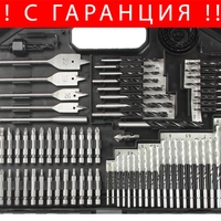 НЕМСКИ Накрайници 246 части Свредла и Битове за гедоре и винтоверт MAR-POL + ЛЕД ФЕНЕР