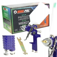 НЕМСКИ Бояджийски Пистолет с Горно Казанче Mar-Pol HVLP / 1,4 мм M80627 + ЛЕД ФЕНЕР