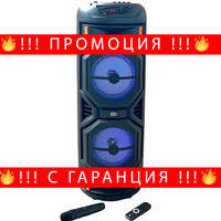 НЕМСКА Тонколона ZQS8221 80 СМ Височина - BLUETOOTH + ЛЕД ФЕНЕР
