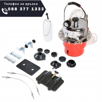 НЕМСКИ Пневматичен Уред за смяна на Спирачна Течност KraftWelle + ЛЕД ФЕНЕР