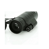 НЕМСКИ Монокъл Buchnell, С двоен фокус, 18х62, Черен + ЛЕД ФЕНЕР