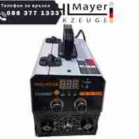 НЕМСКО Телоподаващо Инверторен Електрожен 400А 2в1 Заваръчна Техника STAHLMAYER + ЛЕД ФЕНЕР