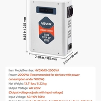 НЕМСКИ Трансформатор за повишаване на напрежение + ЛЕД ФЕНЕР