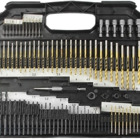 НЕМСКИ Накрайници 246 части Свредла и Битове за гедоре и винтоверт MAR-POL + ЛЕД ФЕНЕР