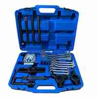 НЕМСКИ ХИДРАВЛИЧЕН КОМПЛЕКТ СКОБИ И СЕПАРАТОР ЗА ЛАГЕРИ 10 ТОНА HAWEK HW-1097 + ЛЕД ФЕНЕР