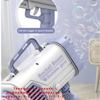 НЕМСКИ Пистолет за сапунени балончета с LED светлини, Препоръчителна възраст +3 години + ЛЕД ФЕНЕР