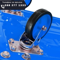 НЕМСКА Ръчна Количка за товар с Платформа до 150кг FORSAGE + ЛЕД ФЕНЕР