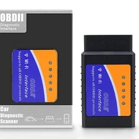 НЕМСКИ Тестер за автомобилна диагностика ELM 327 OBD II WIFI, Android и Apple + ЛЕД ФЕНЕР