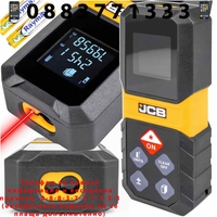 НЕМСКА Лазерна Ролетка JCB 30 метра LDM-30 + ЛЕД ФЕНЕР