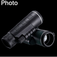 НЕМСКИ Монокъл Buchnell, С двоен фокус, 18х62, Черен + ЛЕД ФЕНЕР